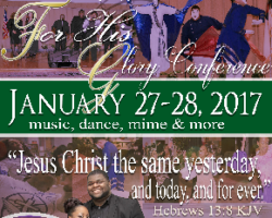 3rd Annual For His Glory Conference